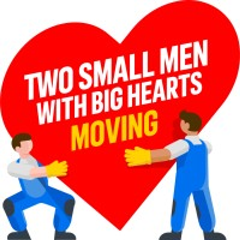 Two Small Men With Big Hearts logo