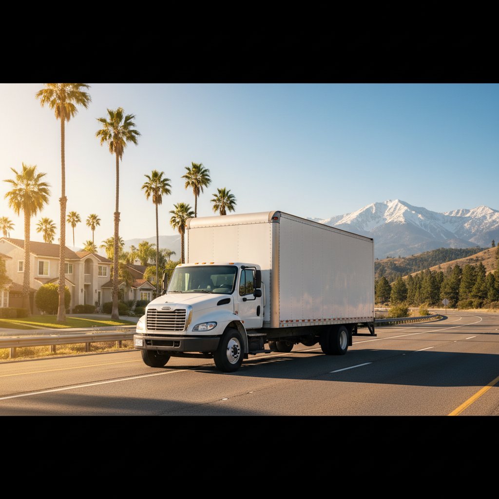 Moving from California to Colorado — long-distance journey on the interstate