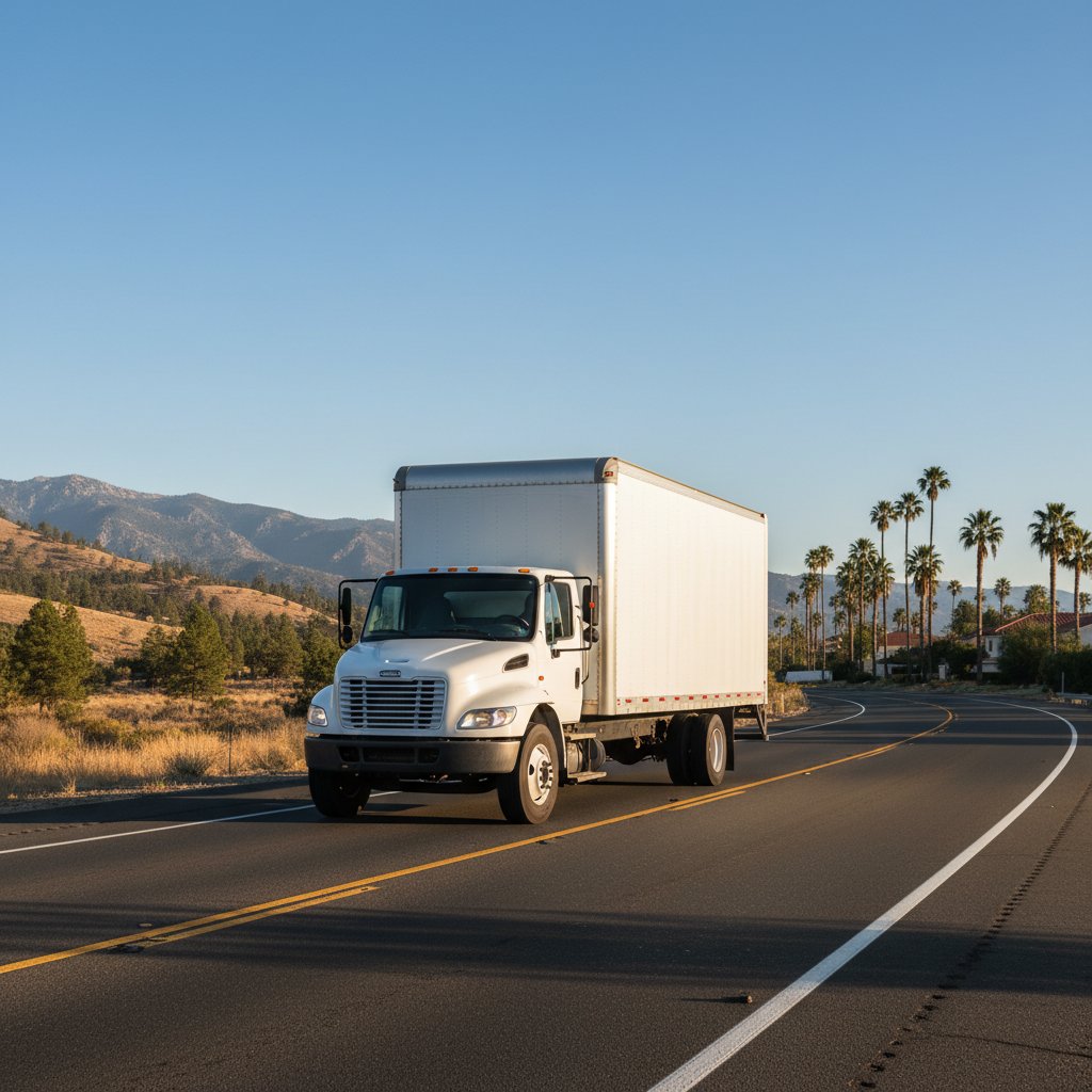 Moving from Colorado to California — long-distance journey on the interstate