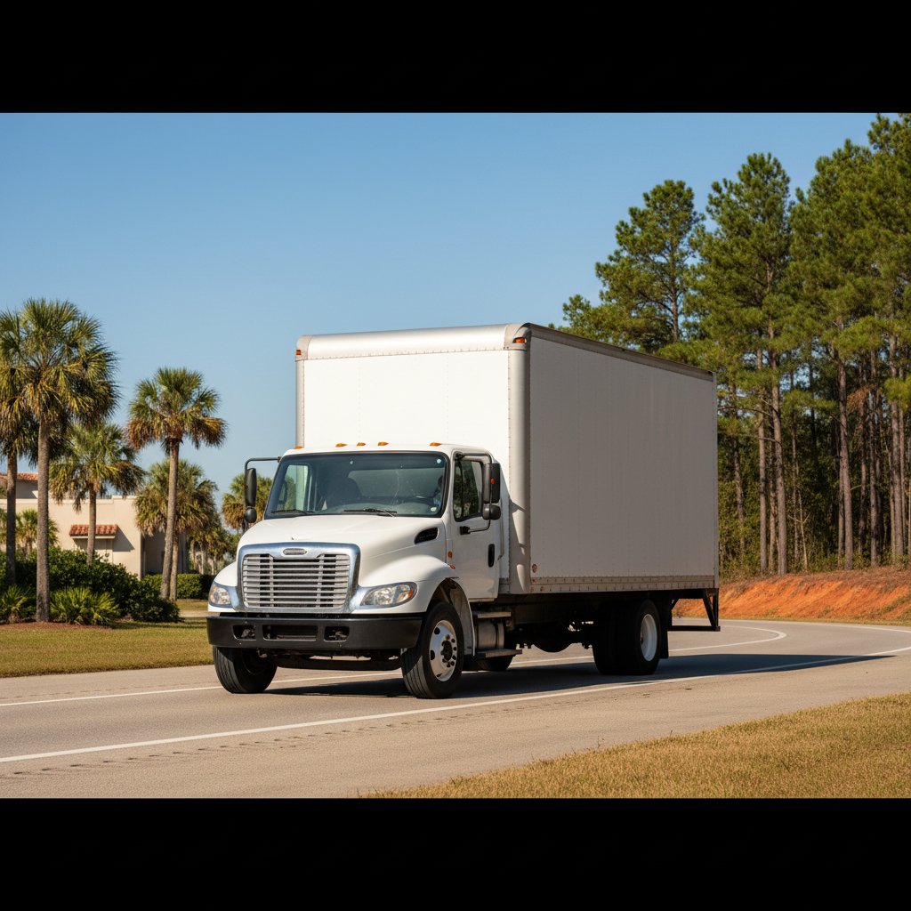Moving from Florida to Georgia — long-distance journey on the interstate