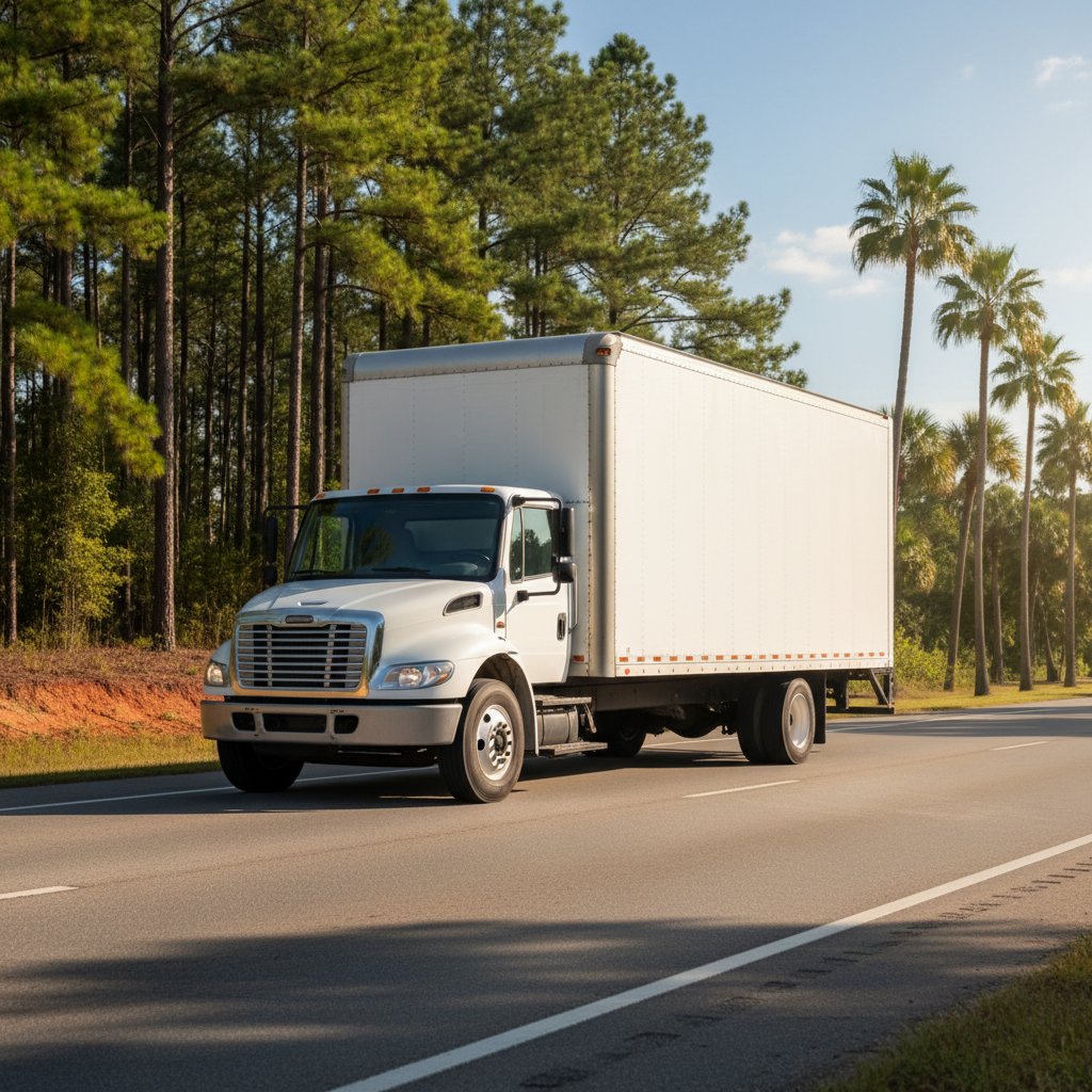 Moving from Georgia to Florida — long-distance journey on the interstate