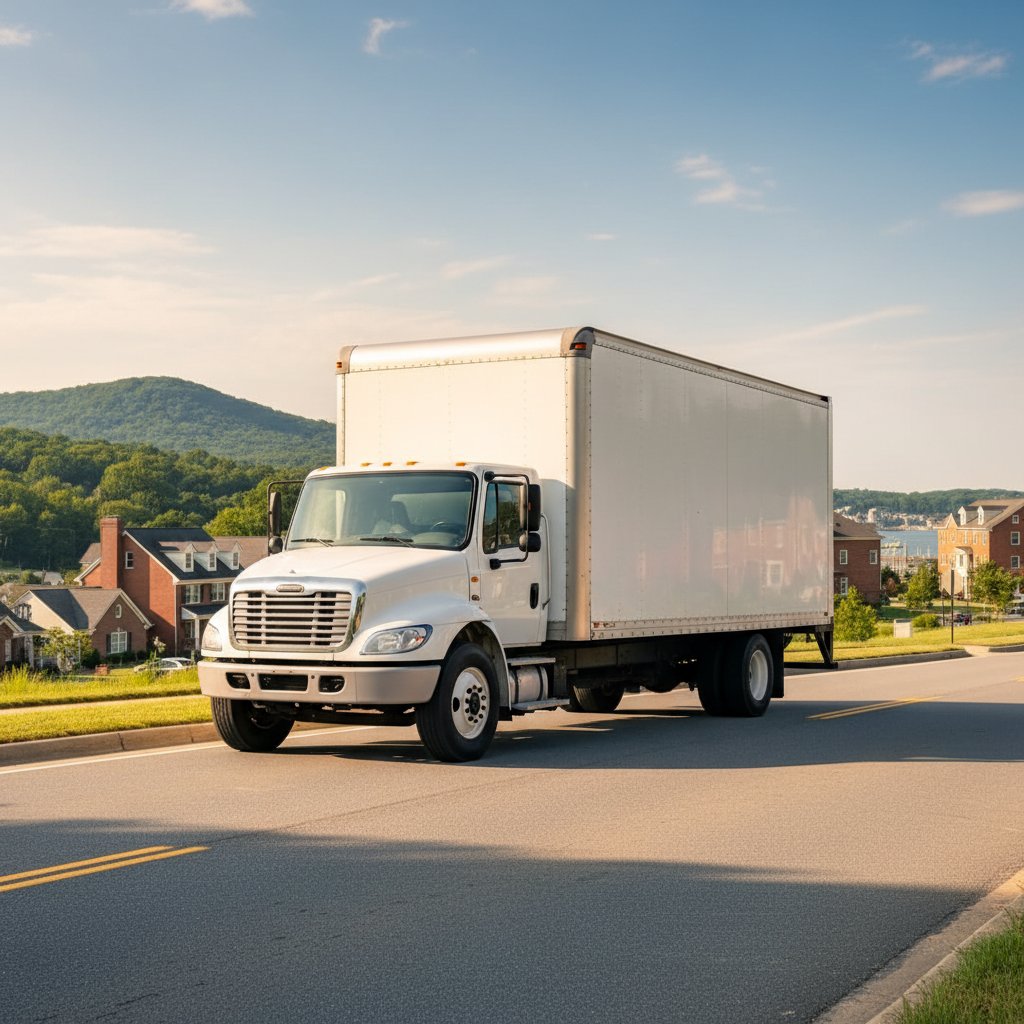 Moving from Virginia to Maryland — long-distance journey on the interstate